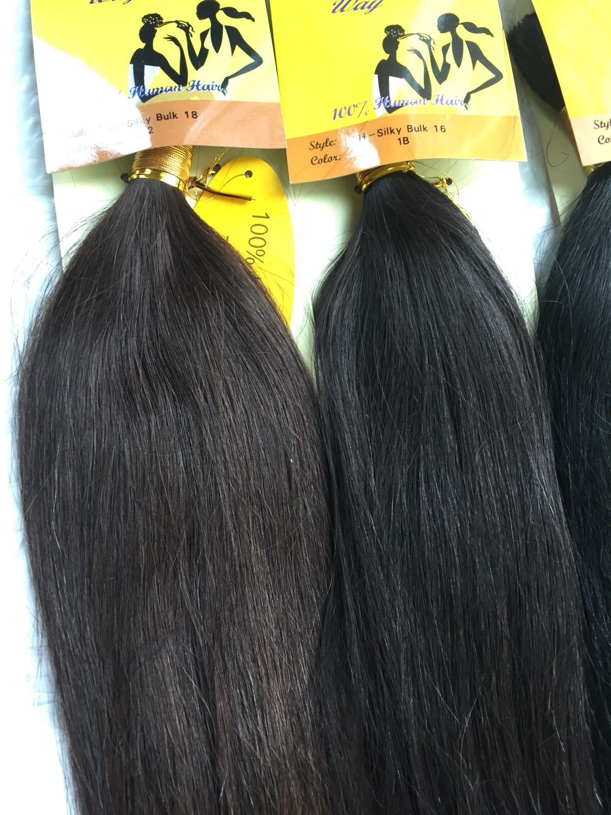 100% Human Hair for Braiding Silky Straight Style Bulk by Beauty Way, Beautiful!