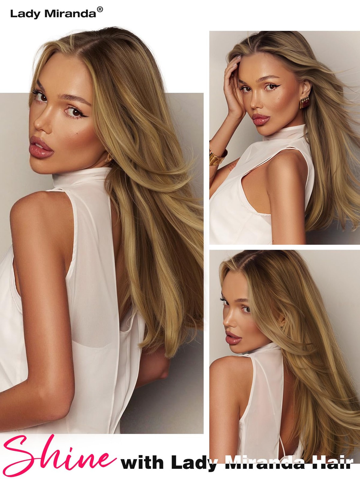 Lady Miranda 18 Inch 100G Butterfly Hair Extensions Real Human Hair Double