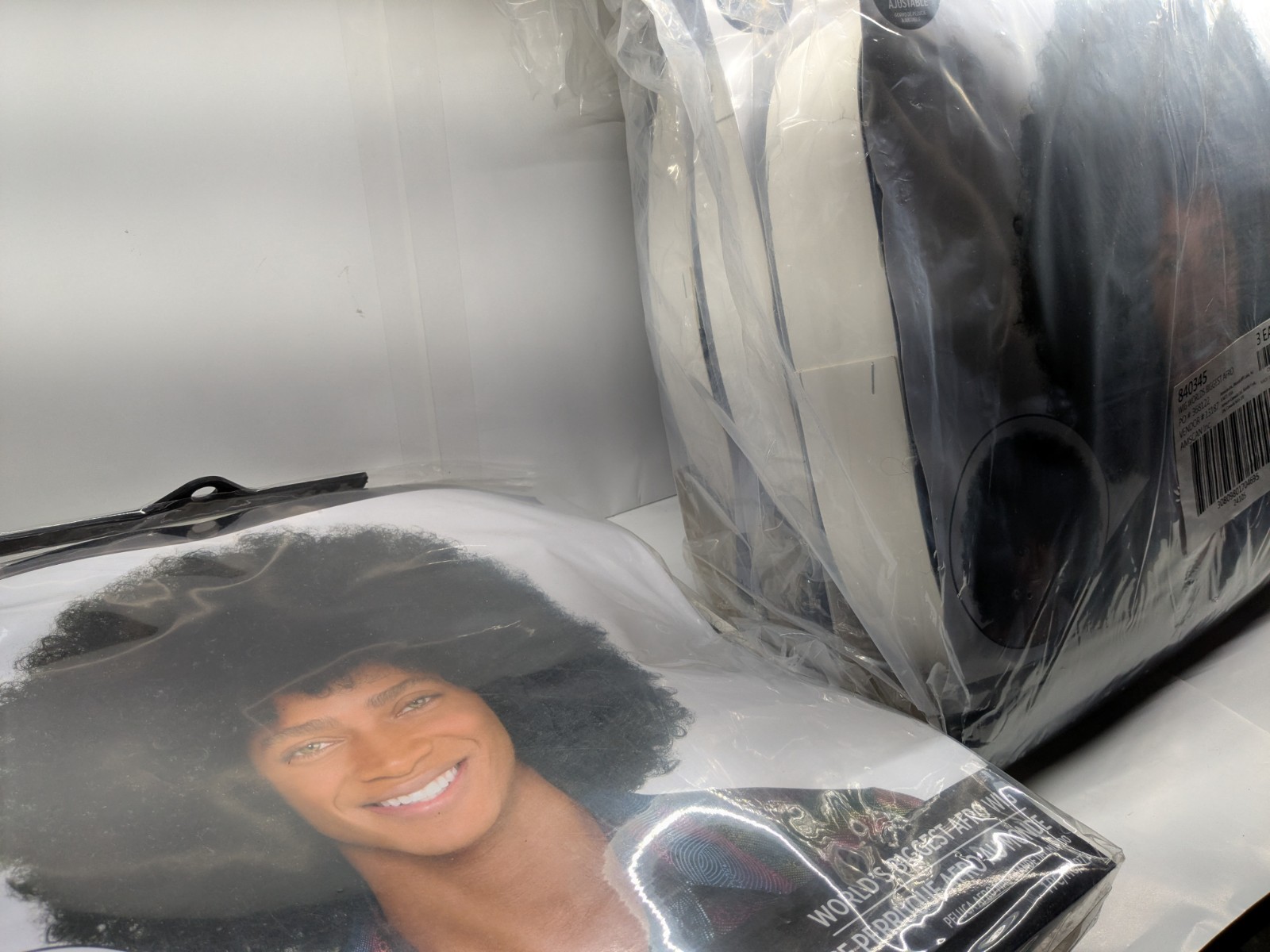 Amscan Worlds Biggest Afro Wig Black 70s Disco Costume Adjustable Cap New Unisex
