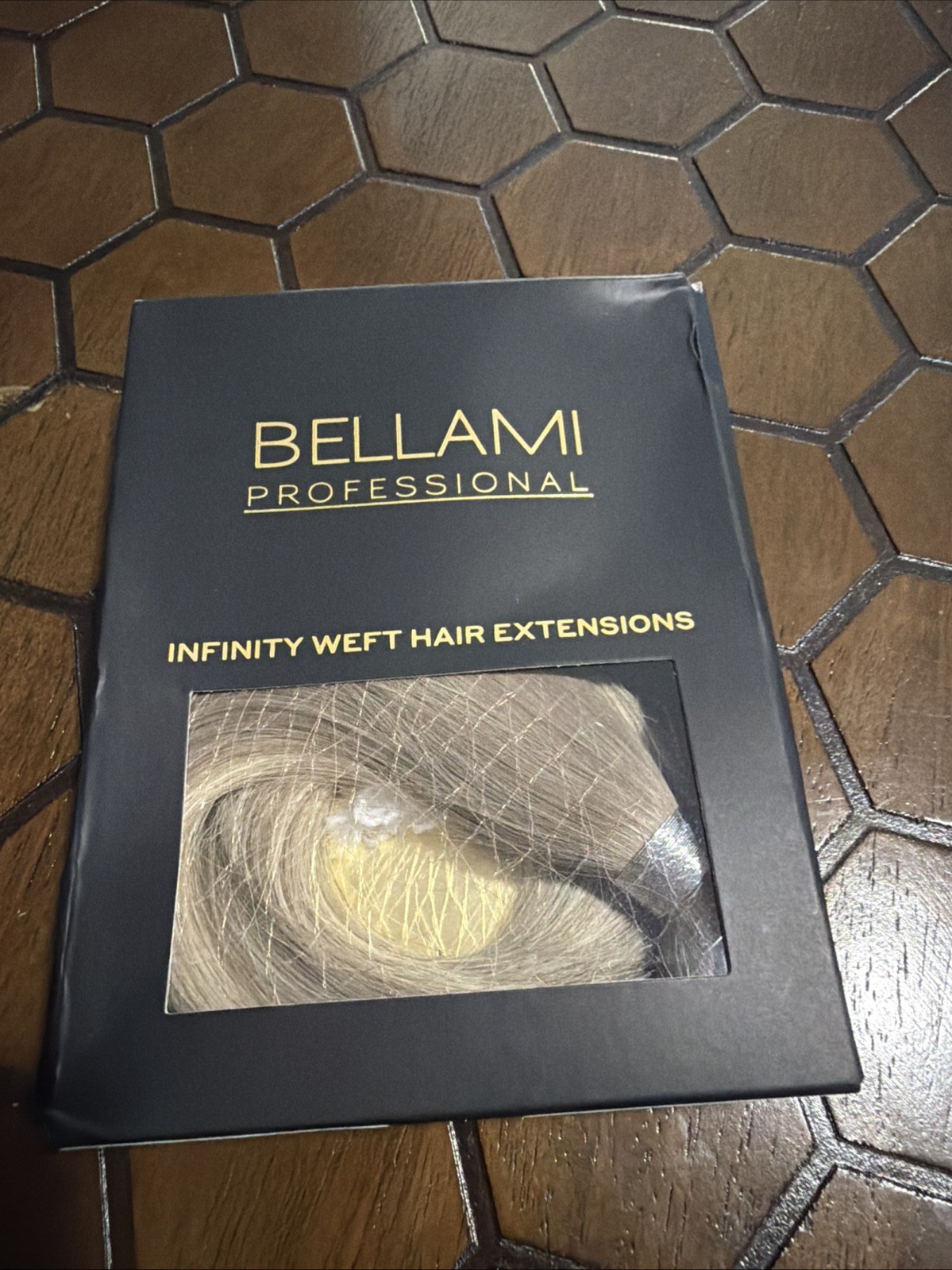 BELLAMI INFINITY WEFT HAIR EXTENSIONS 16in 60g Sweatheart Blonde Hybrid 100% AUT