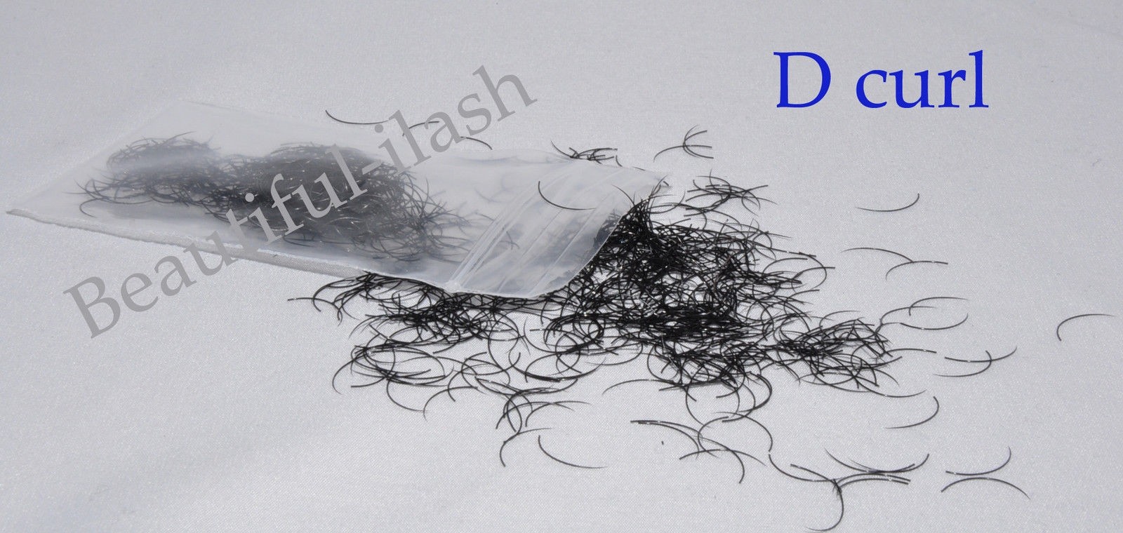 Eyelash Extensions Individual Loose Lashes D Curl .25 x from 8mm to 15mm