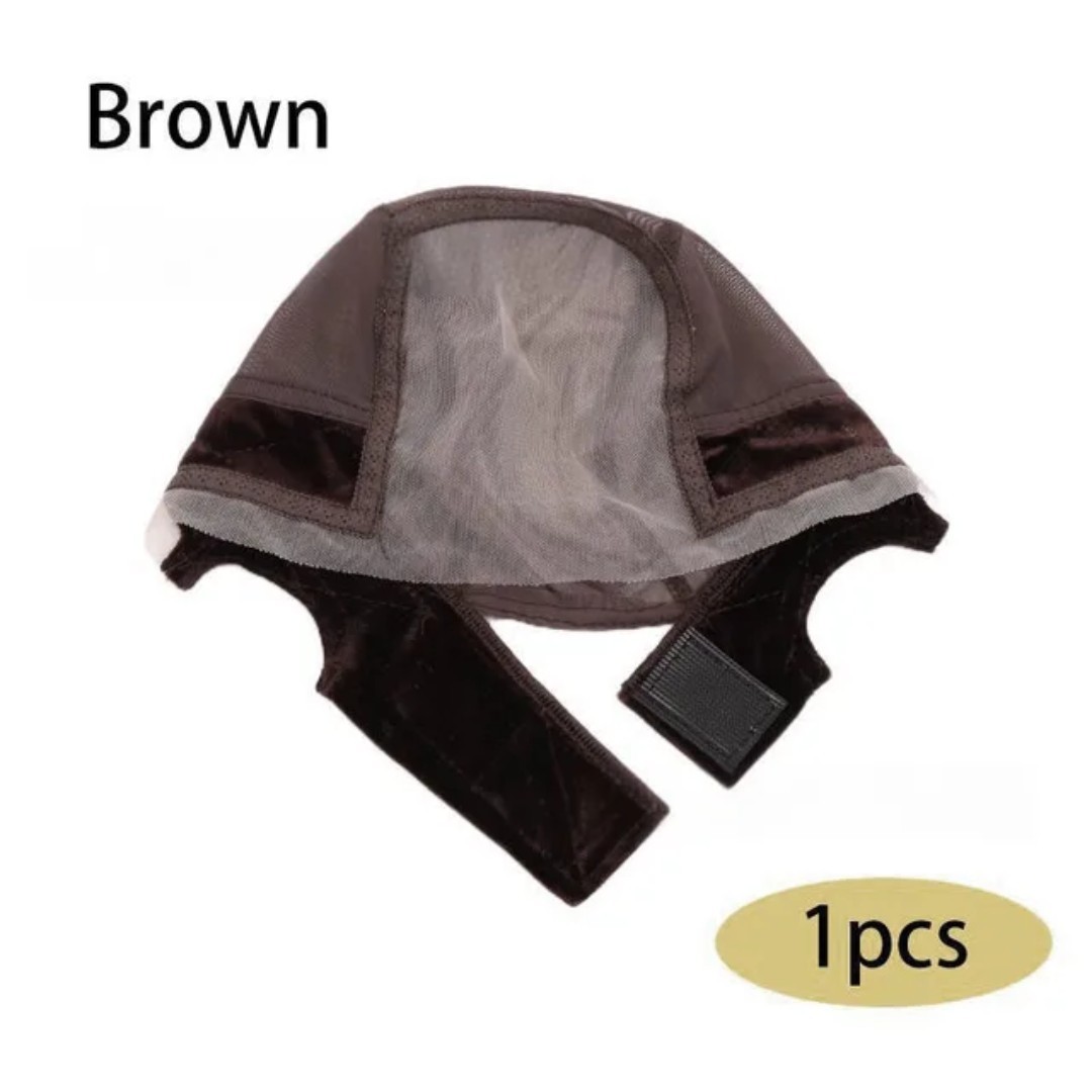Adjustable Wig Cap Mesh Cap One Size for Women Black Beige Brown