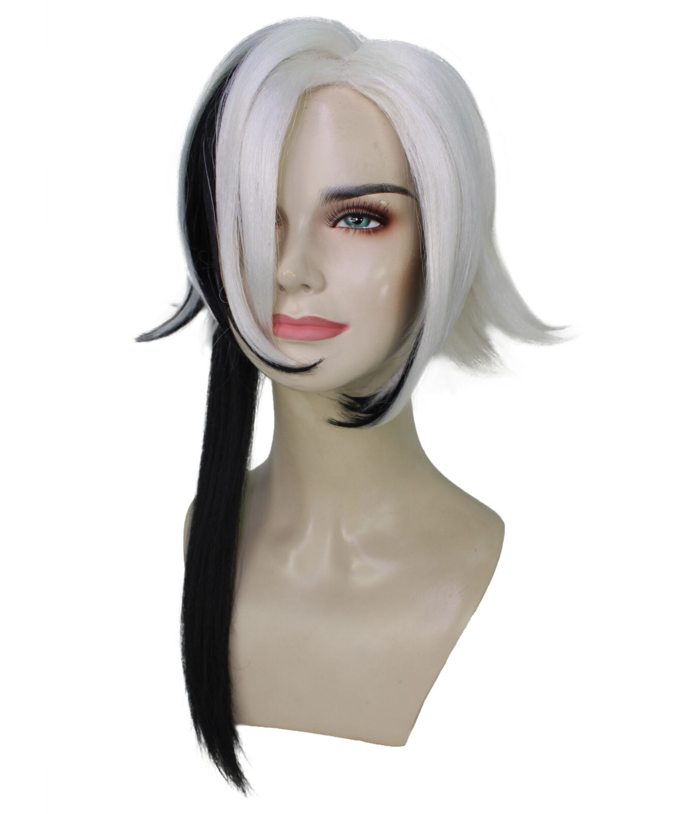 Adult Women’s Anime Cosplay wig, Synthetic Fiber, Capless Cap, HW-7266