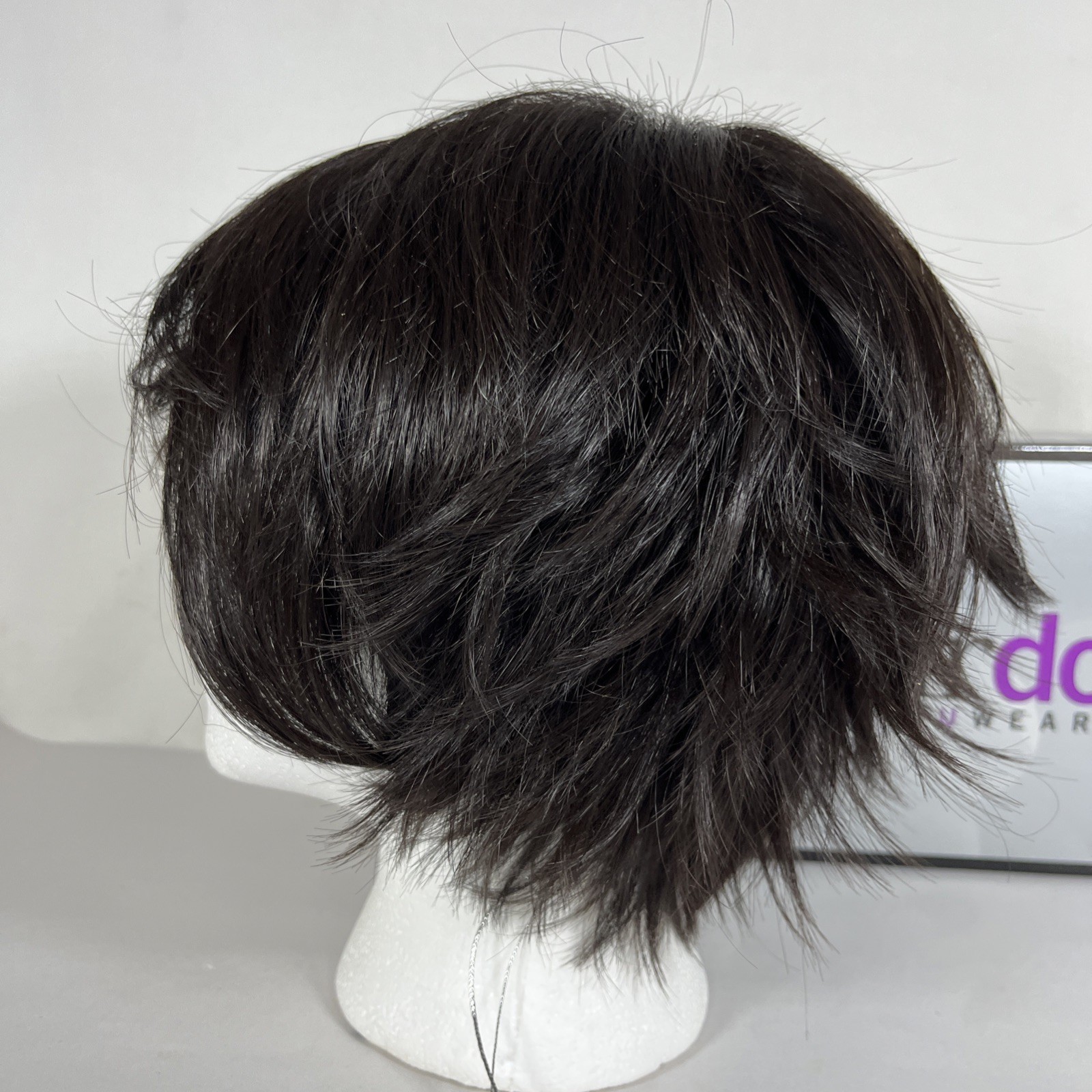 Textured Fringe Bob Wig Hairdo by HAIRUWEAR Midnight Brown Dark Brown R4