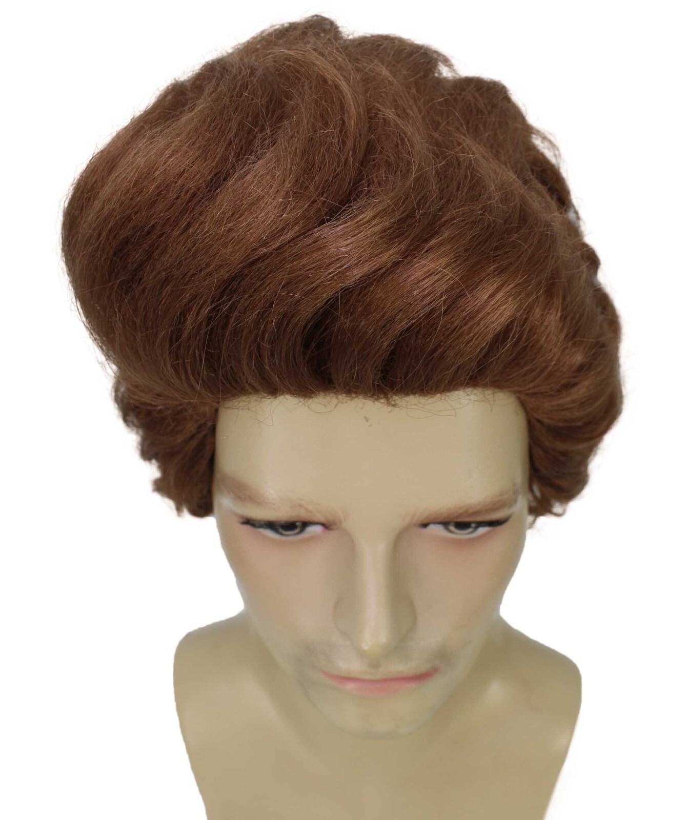 Adult Men’s Iconic Animated Character Young Version Brown Halloween Wig HM-1537