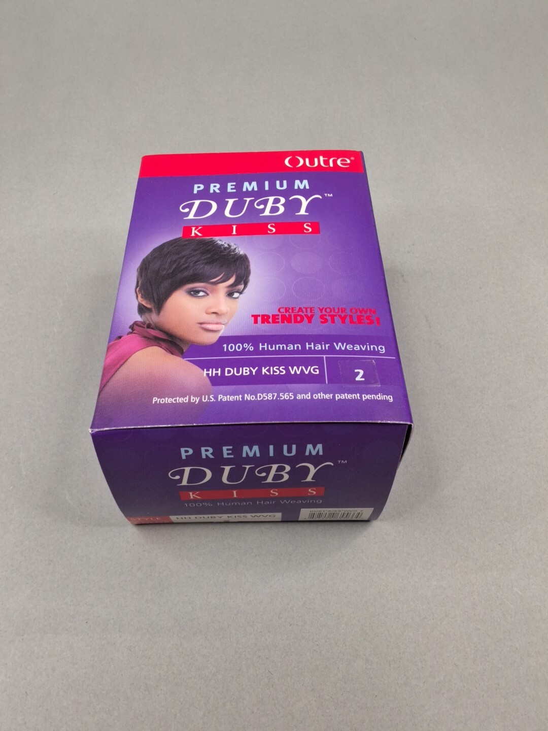 4″ Duby Kiss #2 Darkest Brown Outre Premium 100% Human Hair Weaving Wvg Short