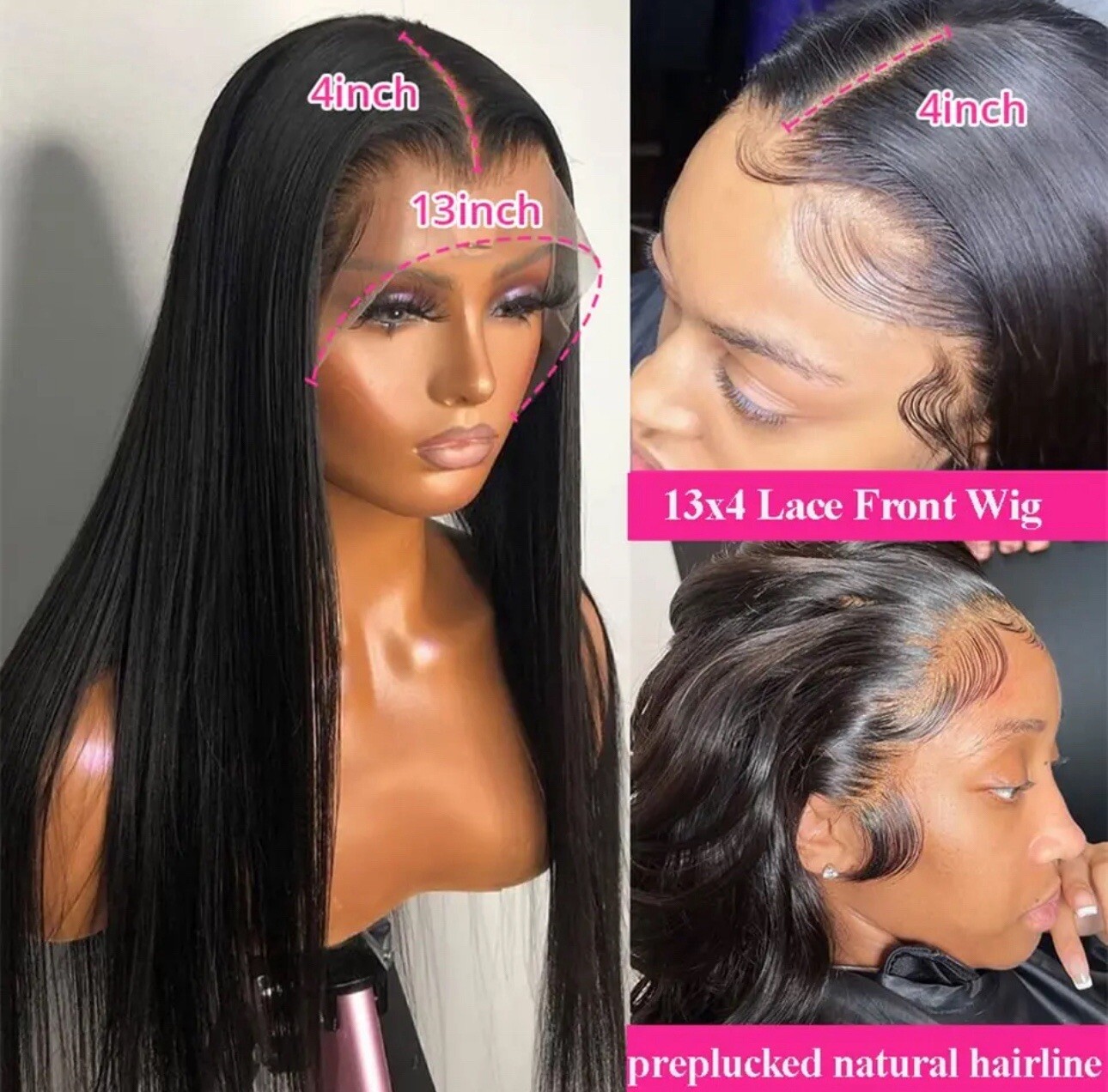 13×4, 18inch , Lace Front Human Hair , HD Lace