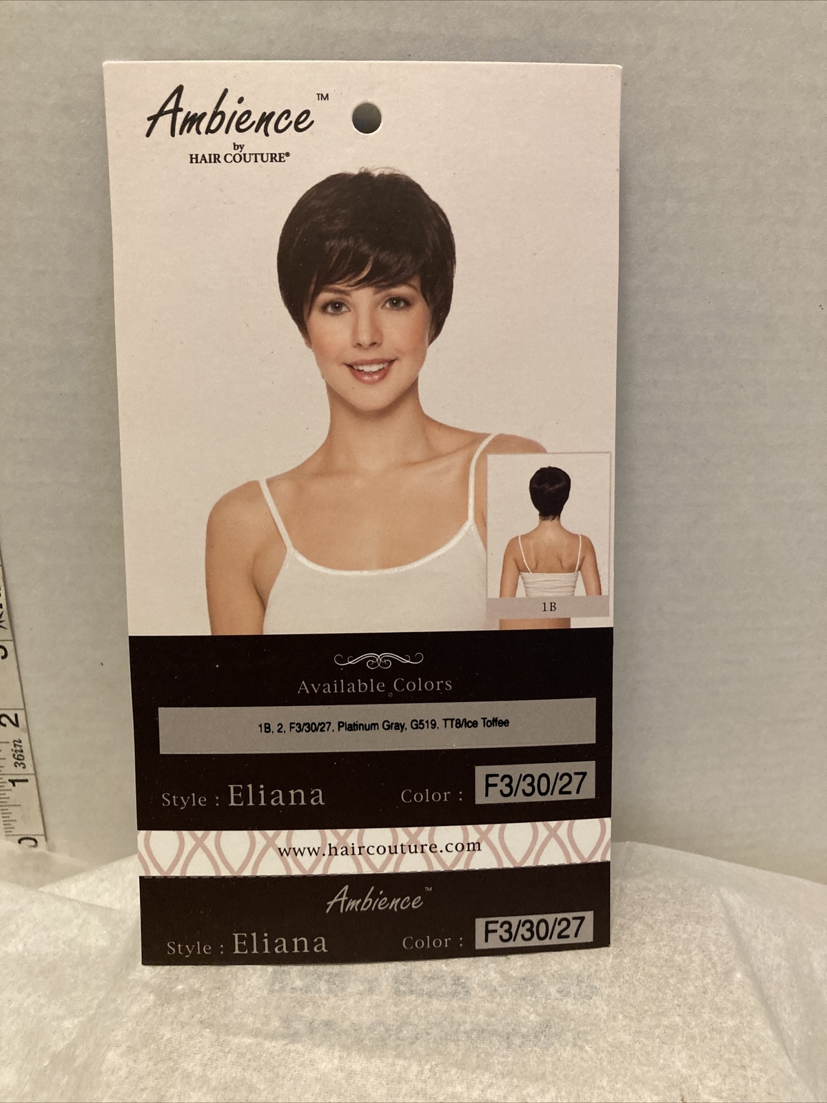 Ambience Wig By Hair Couture Eliana Style Color F3/30/27