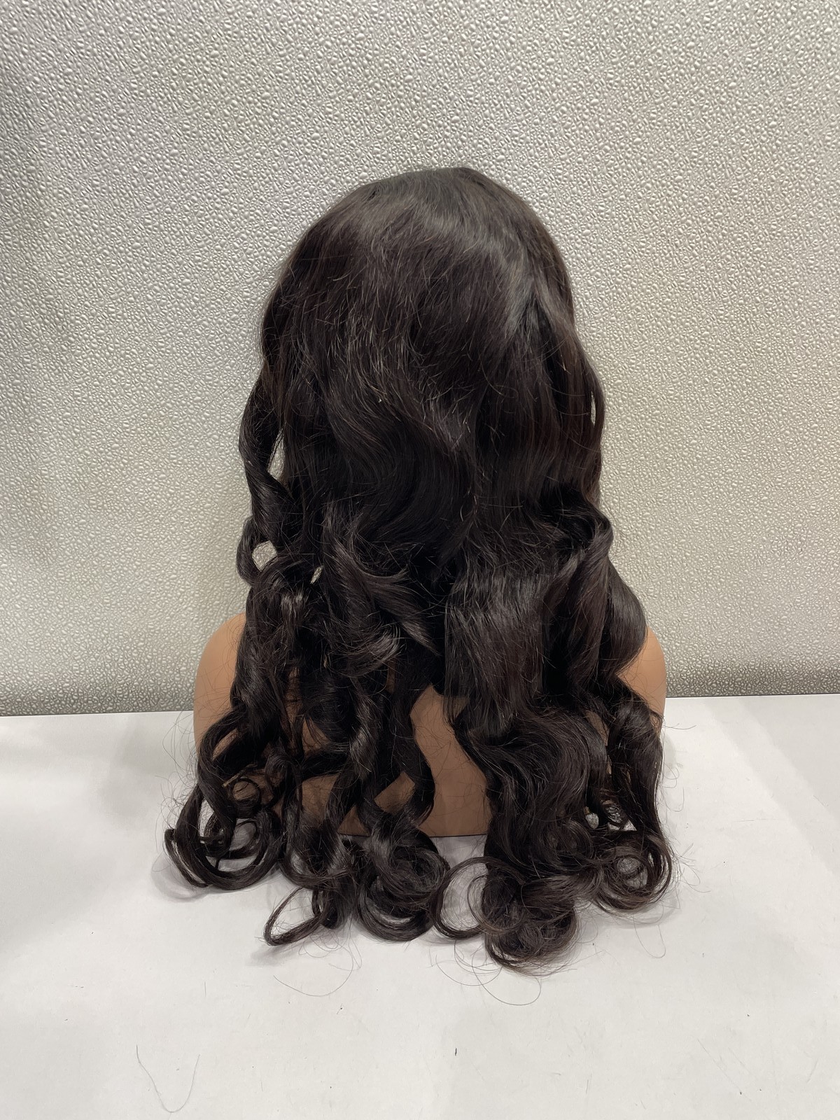 Geeta Hair Natural Black Human Hair Lace Front Long Wig 26″
