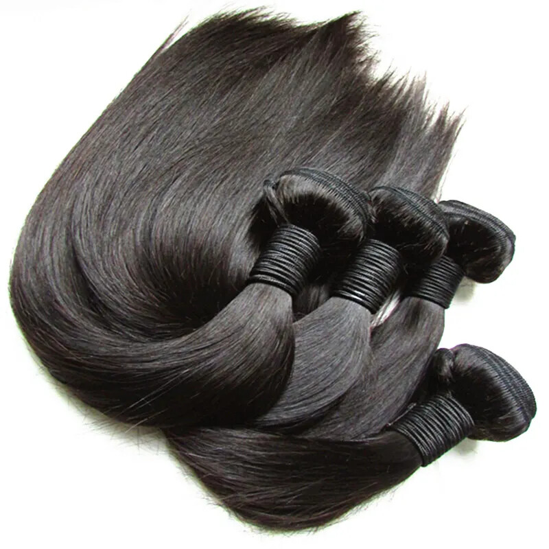 1/2/3/4/5BUNDLE CAMBODIAN VIRGIN HUMAN HAIR NATURAL COLOUR STRAIGHT 12A FASTSHIP