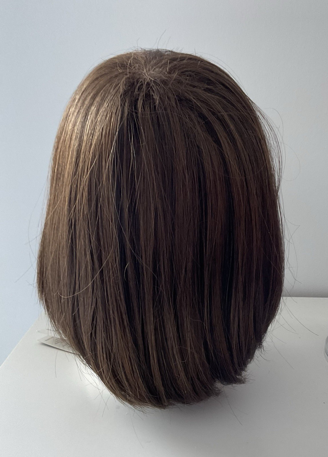 Henry Margu Jayde Bob Wig In 5H Dark Brown With Strawberry Highlights NWT
