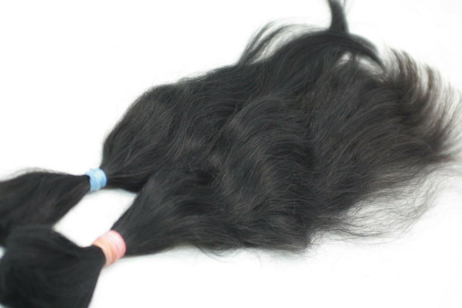 Silky LUX Natural Slavic Ukrainian Black hair extensions 48m/18,9″ & 88gr/3,1oz
