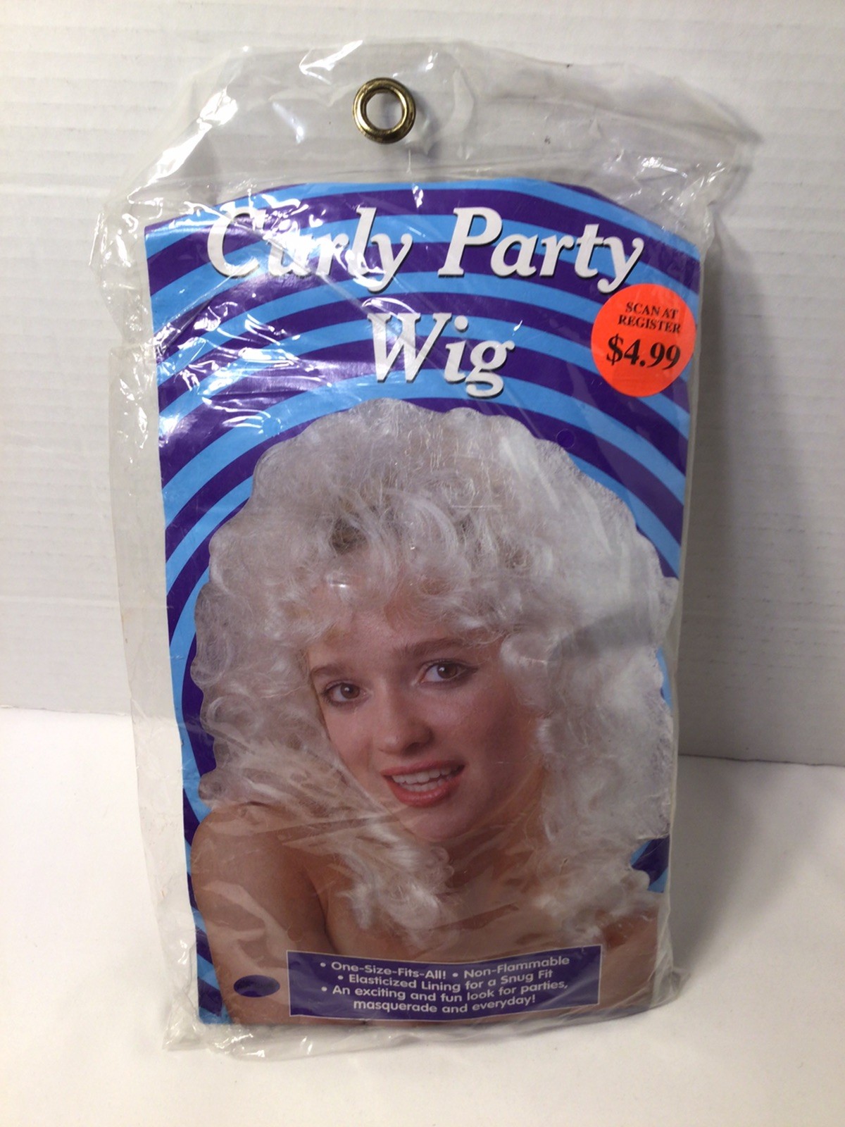 Curly Party Wig – One Size Fits All,NEW in Package