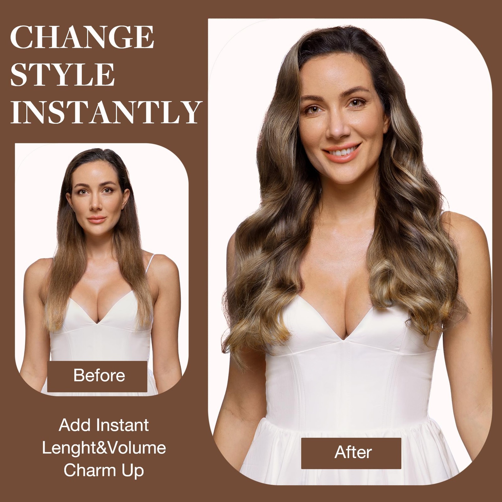 Goo Goo Clip In Hair Extensions Real Human Hair Remy Human Hair Extensions Clip