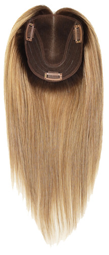 Womens Human Hair Replecement System Wig Durable Lace Wefted in sides Hairpiece