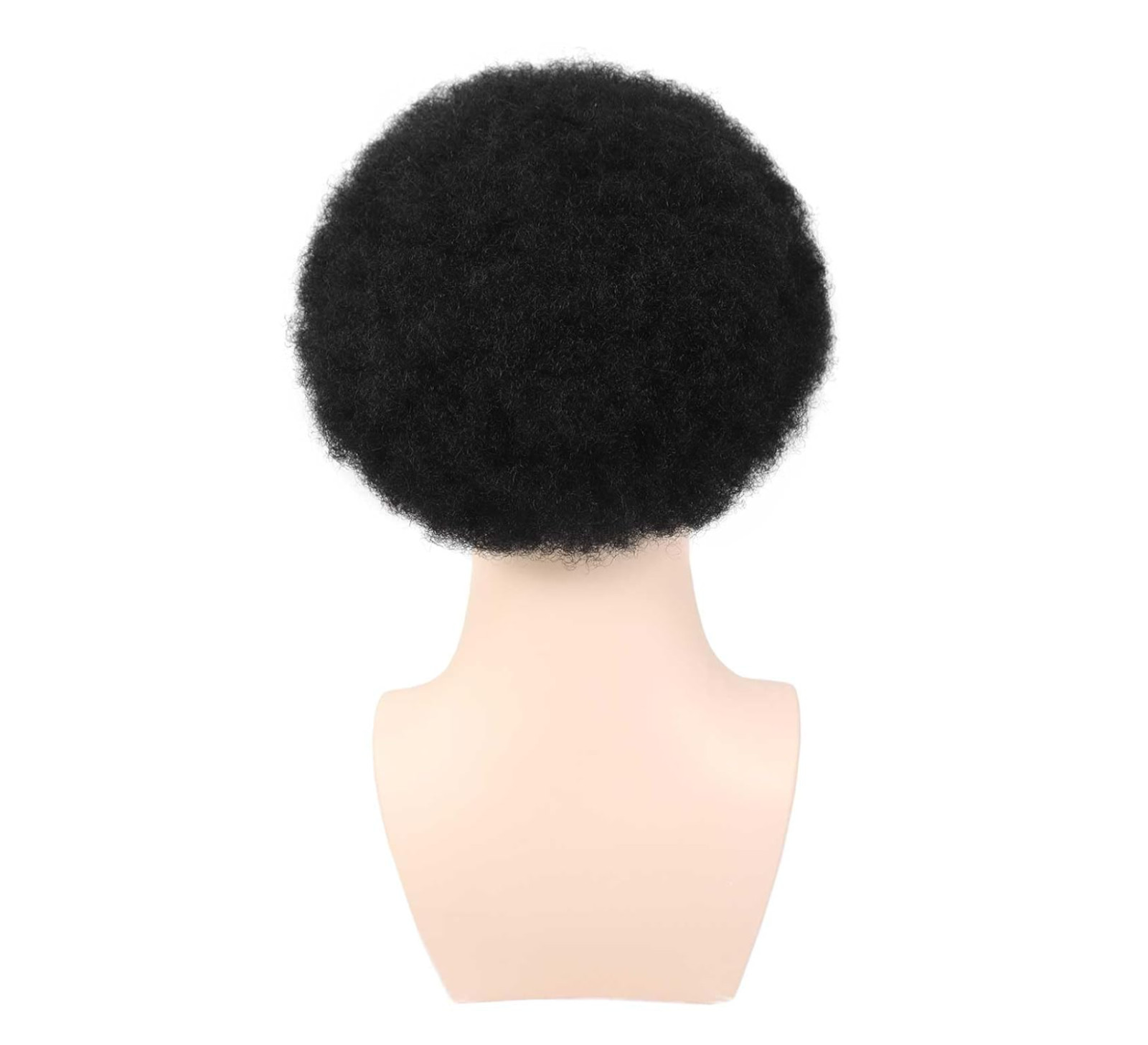 Afro Toupee for Men Thin Skin Human Hair Replacement System Male Toupee – #1