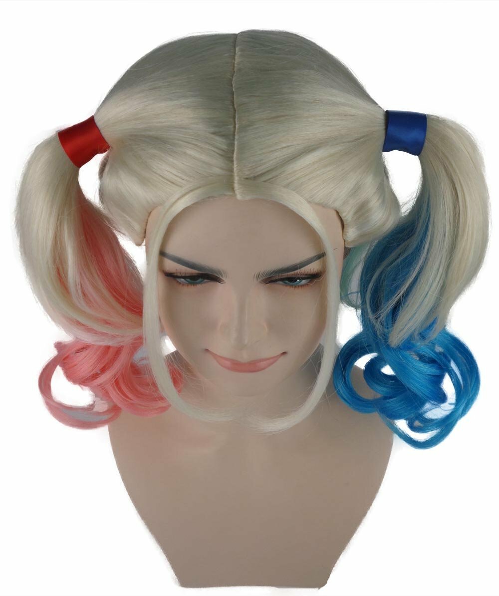 Suicide Womens Wig, Multi-color Cosplay Wig, Premium Breathable Capless Cap,