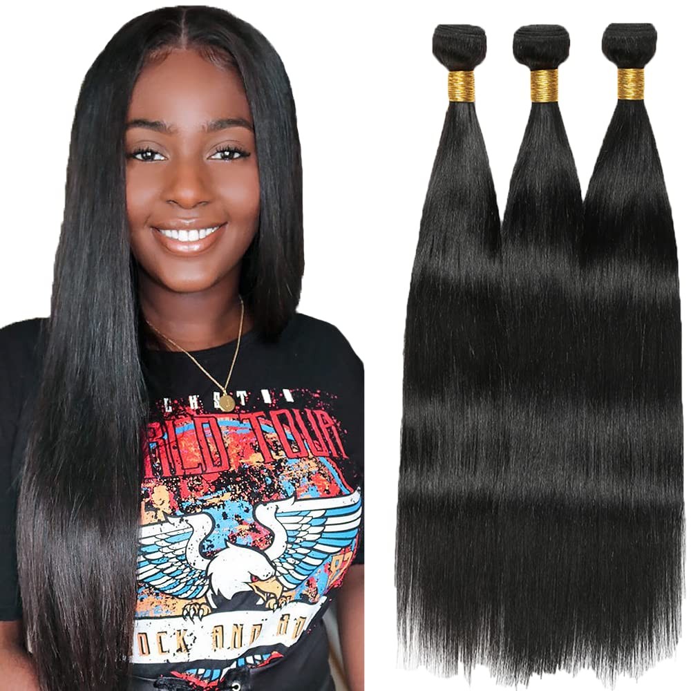 Mamart Human Hair Straight Bundles Human Hair Grade 8A Real Unprocessed Virgin