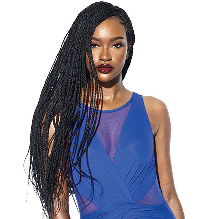 Sensationnel Cloud9 Ruwa Synthetic 4×4 Swiss Lace Front Wig – SENEGAL TWIST 32″