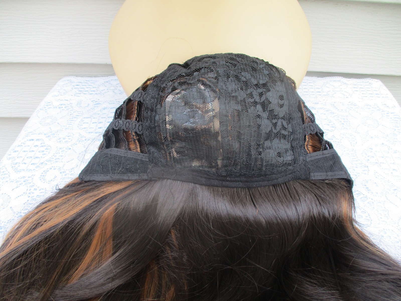 Unbranded MYSTERY WIG Color DARKEST BROWN/COPPER/