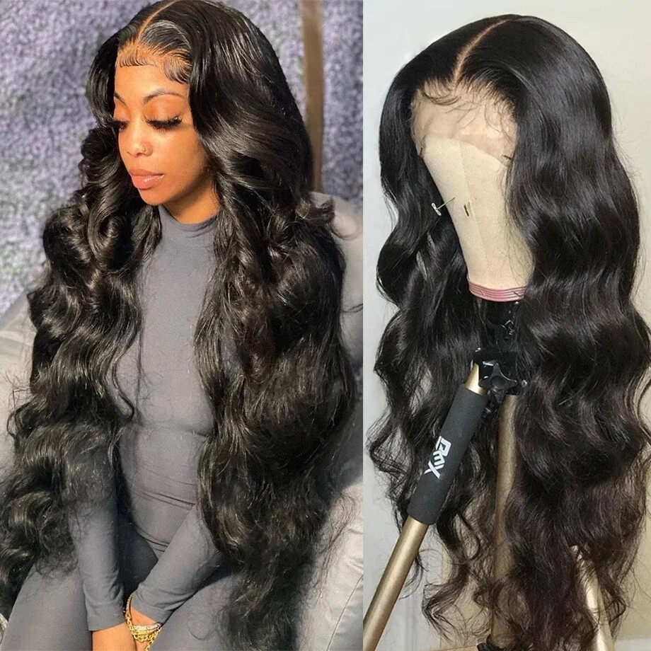13×4 13×6 Lace Front 360 Lace Frontal Wig Human Wigs Women 5×5 Wig 200 Density