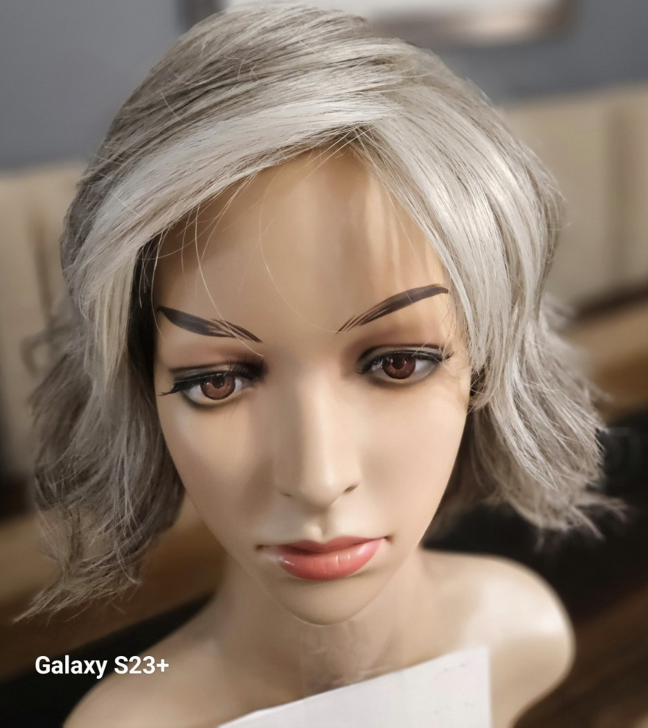 Rene of Paris Layered Wavy Synthetic Wig Gray Classic Cap Heat-Resistant Women