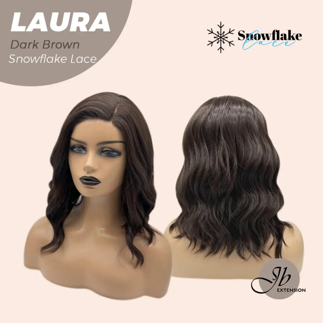 JBEXTENSION 14 Inches Blonde Pre-Cut Side Part Snowflake Lace Frontlace Glueless