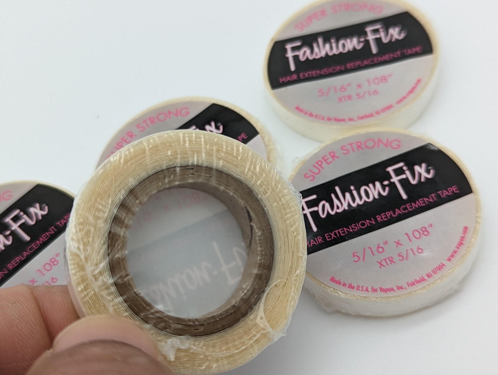 Fashion Fix Super Strong Hair Replacement & Extension Tape 5/16″ X 108″ Lot of 5
