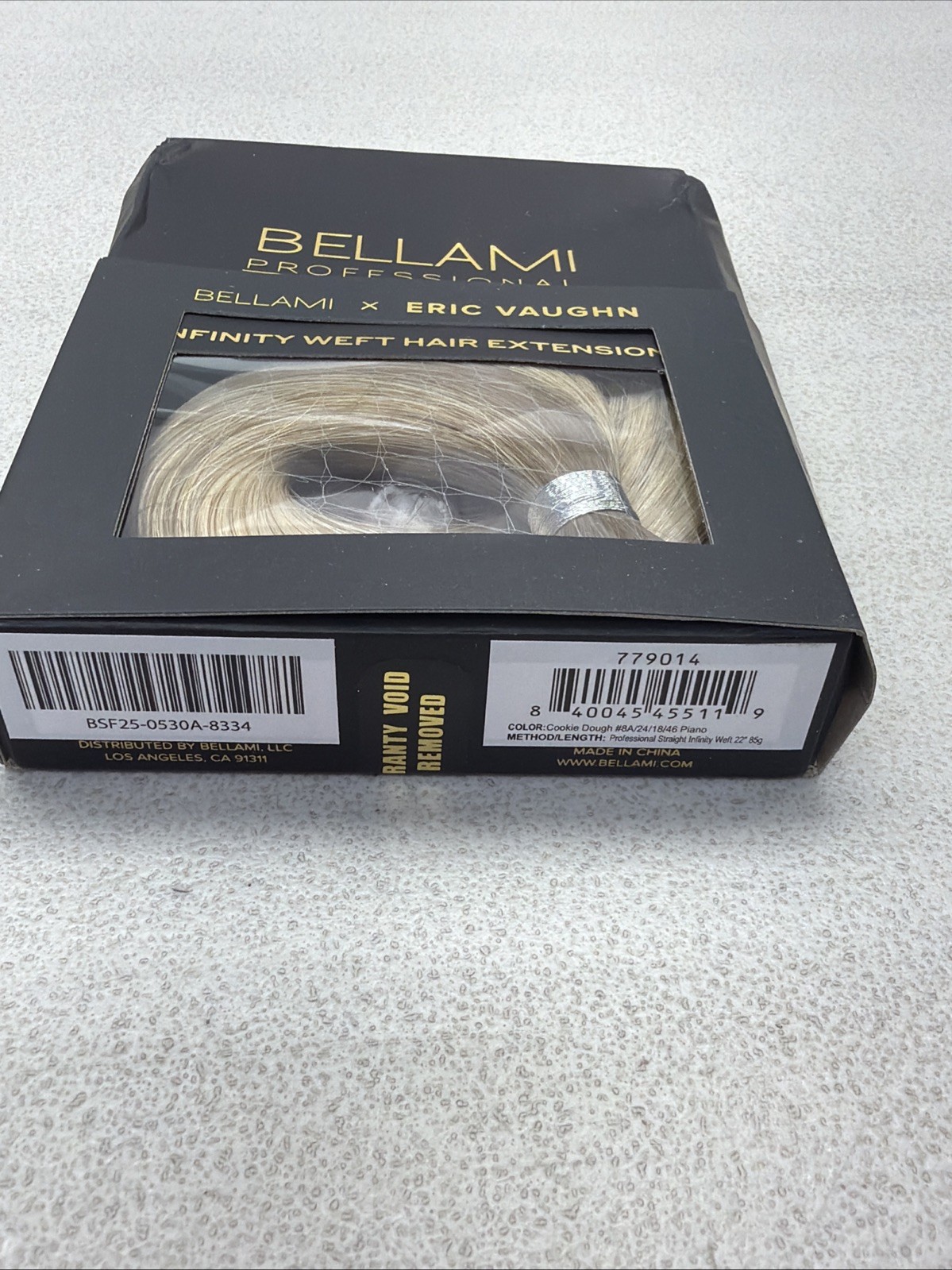 BELLAMI INFINITY WEFT color COOKIE DOUGH#8A/24/18/46 Piano 22in-85g