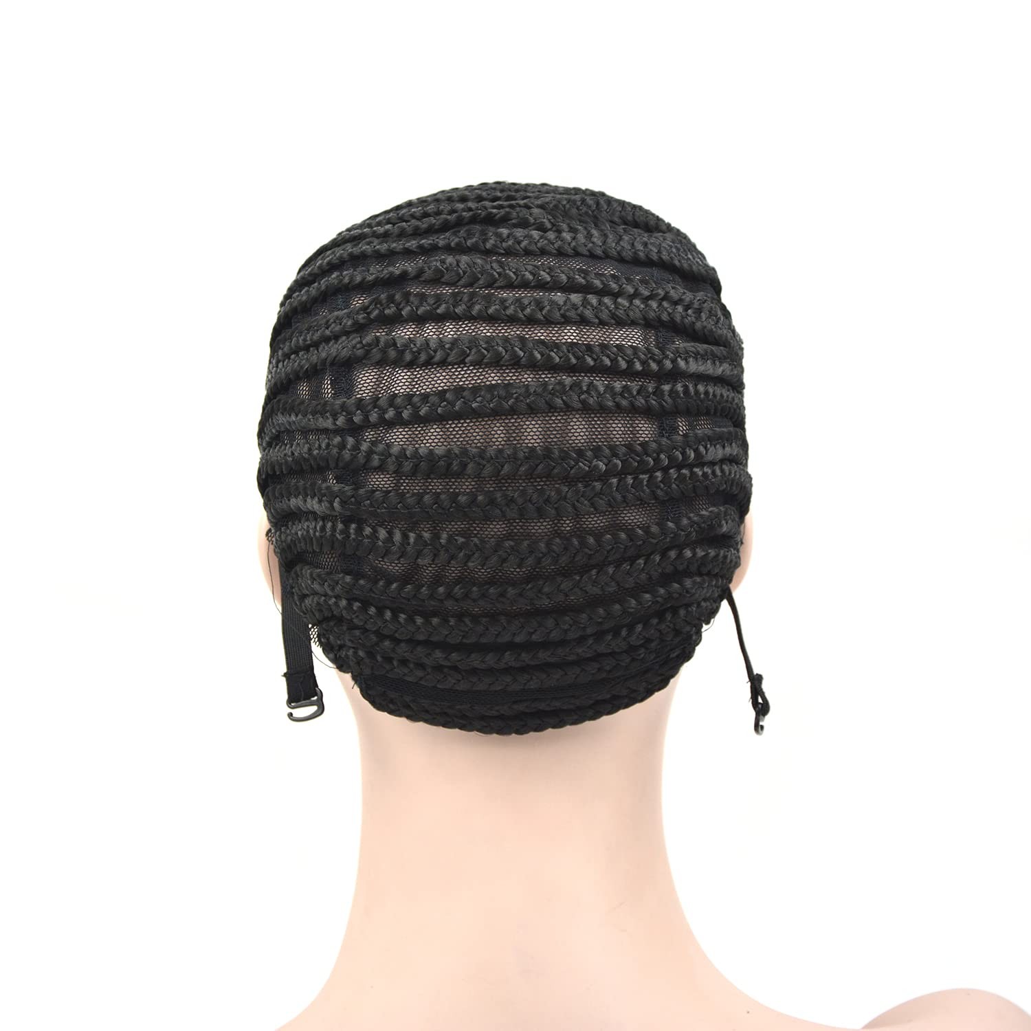YTBYT Braided Wig Caps Cornrows Wig Caps Braided Cap with Adjustable Straps f…
