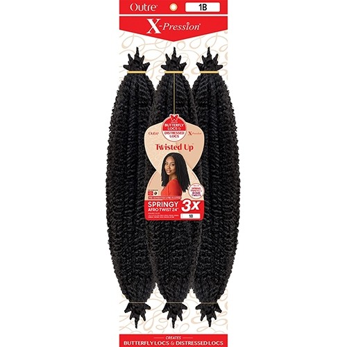 X-PRESSION – Springy Afro Twist 24″ 3X
