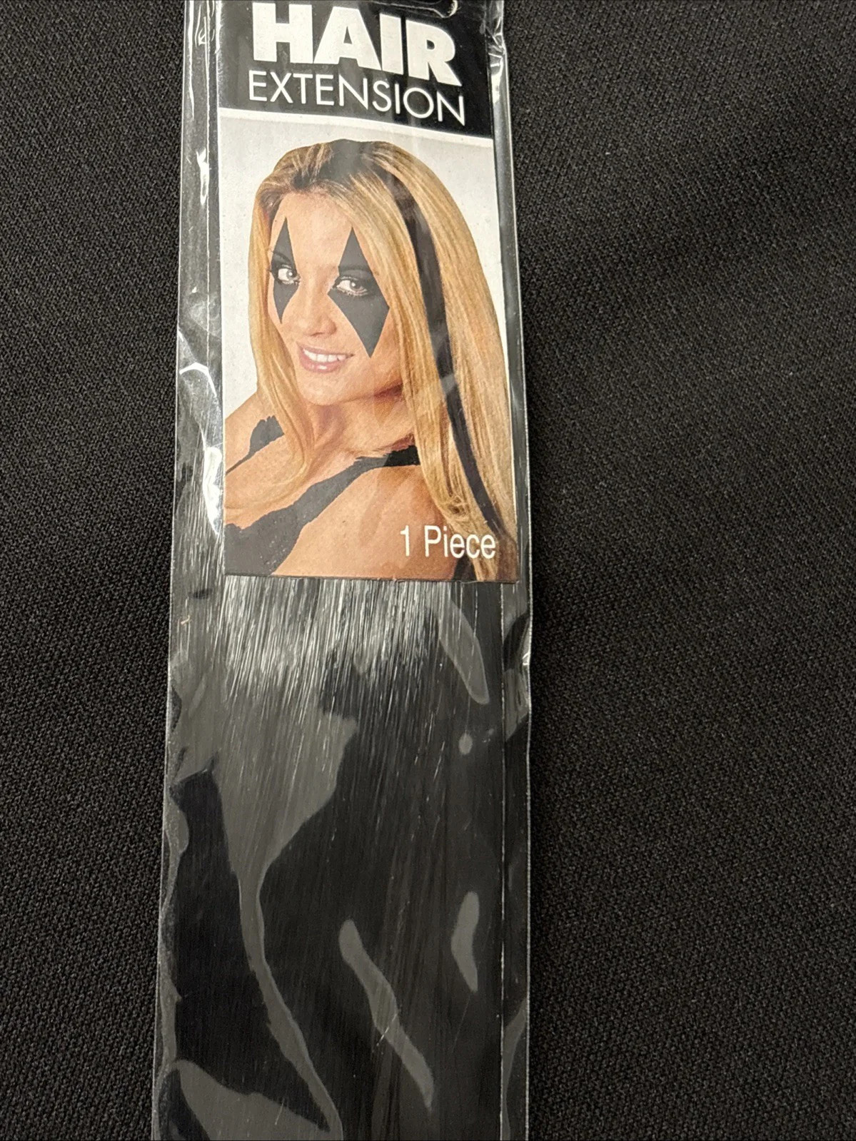 AMSCAN HAIR EXTENSION 15″ BLACK