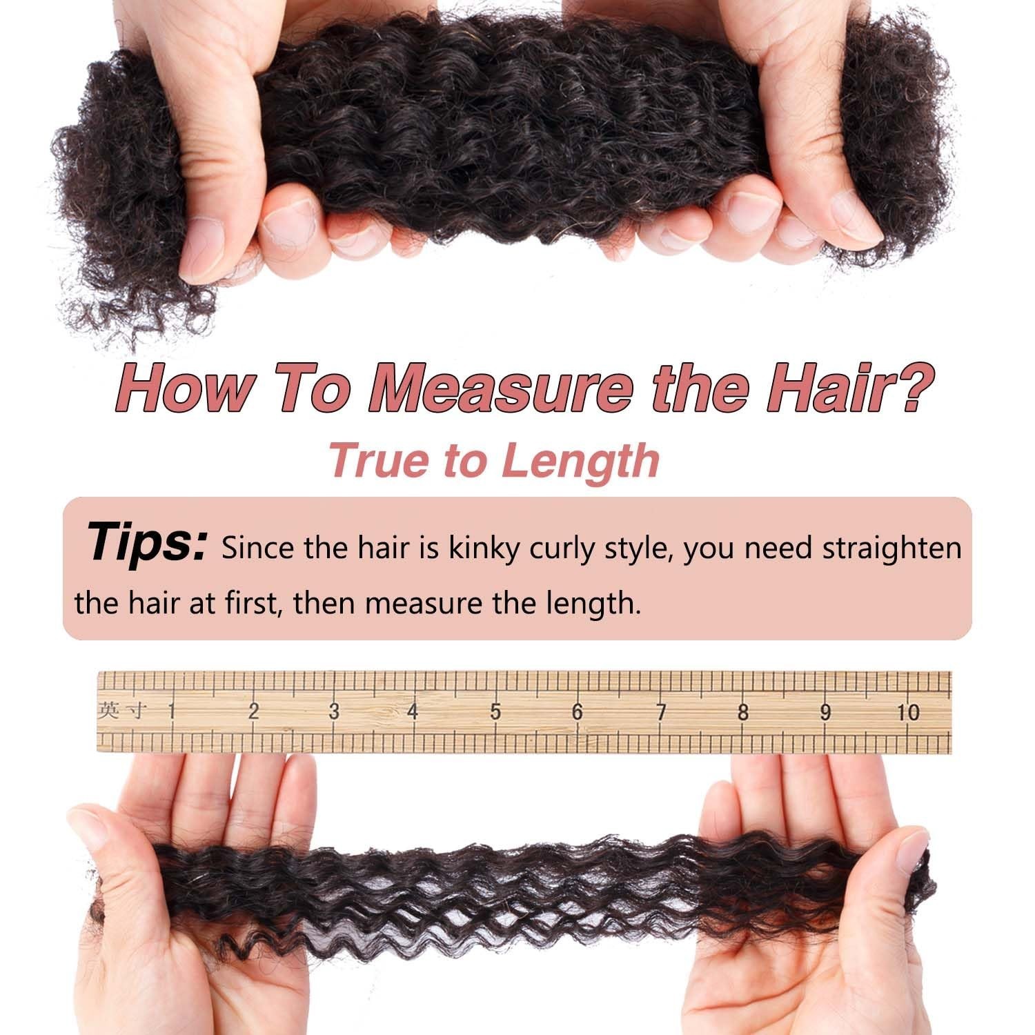 10 in Afro Kinkys Bulk Human Hair Dreadlock Extensions 60g #1B Natural Black