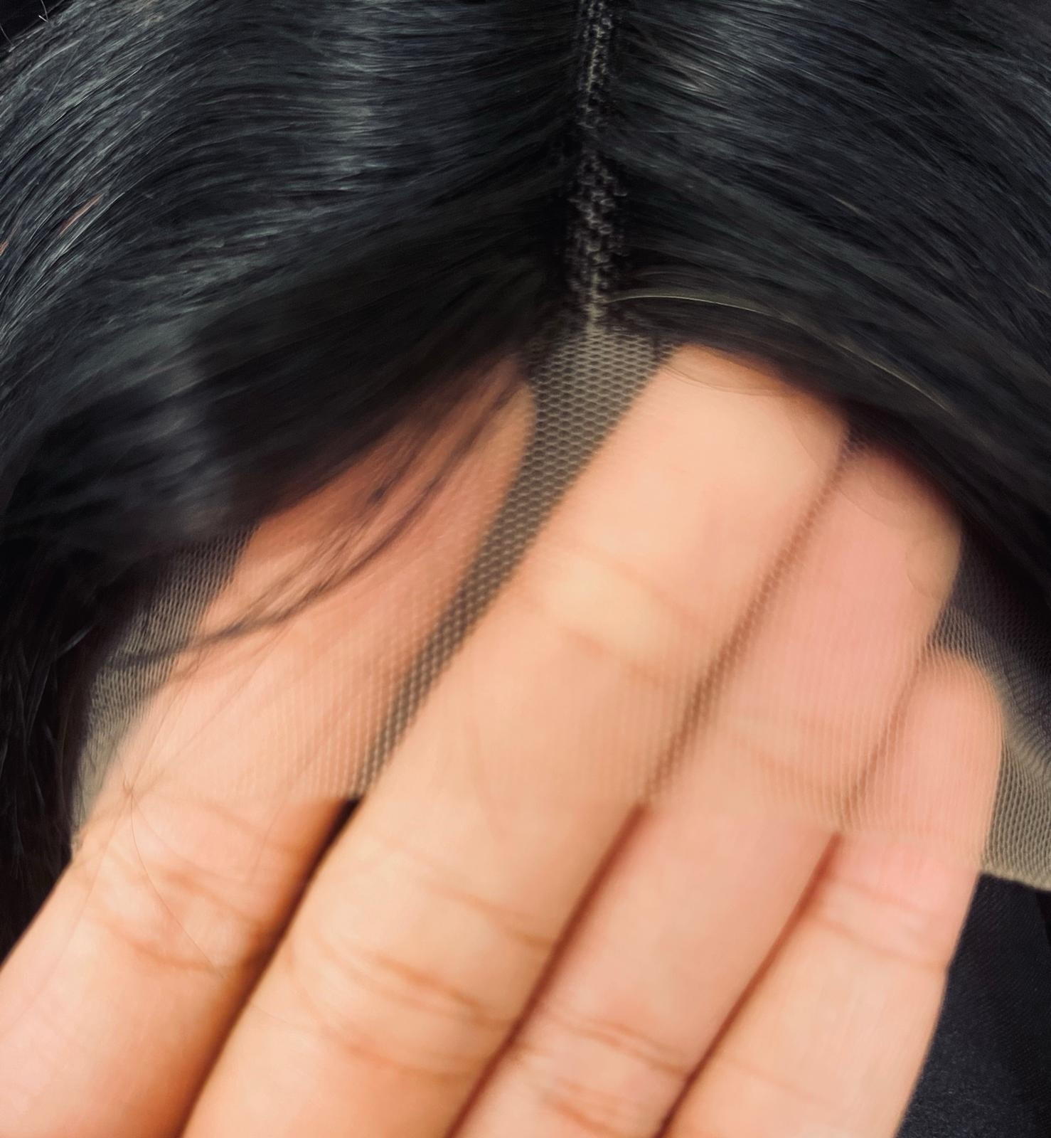 Black Wavy and Straight Lace T-part Wig Clip-In human hair wig ( 26 Units )