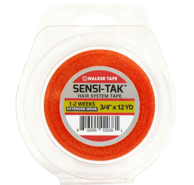 Sensi-Tak Tape (Red Liner) 3/4″ X 12 Yard Roll for Poly Units Wigs Toupee Walker