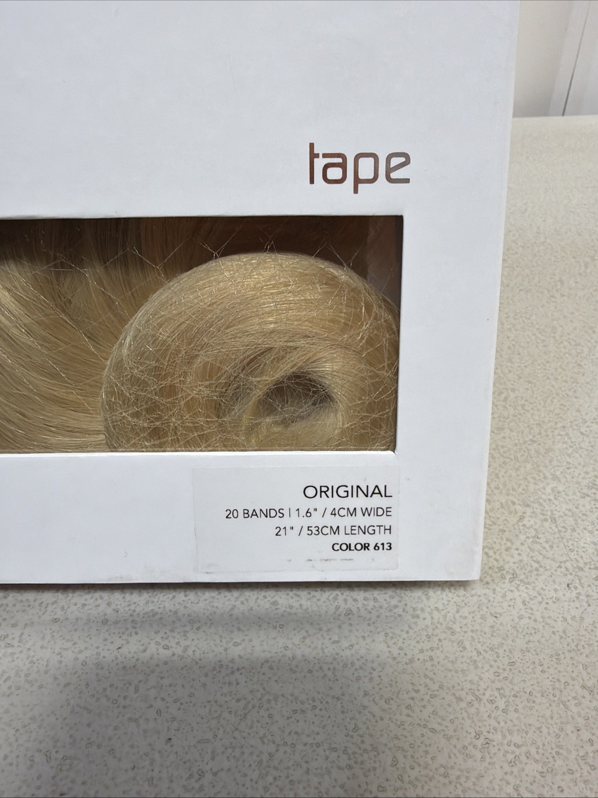 Hairtalk Original Tape In Extensions Color613-21in 20Bands