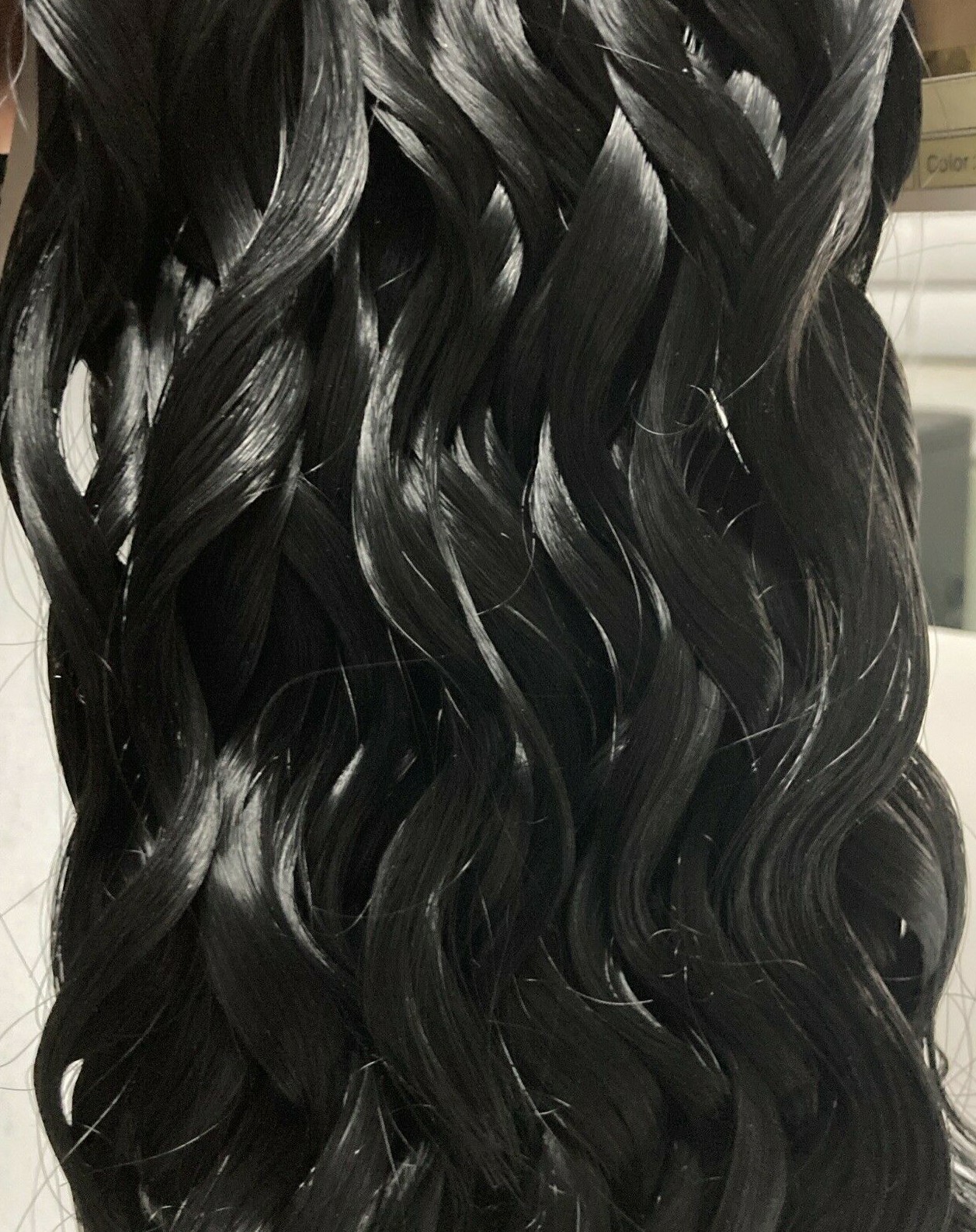 1 Pack Most Advanced Synthetic Wavy Hair Extensions Tangle Free 18″ Color 2