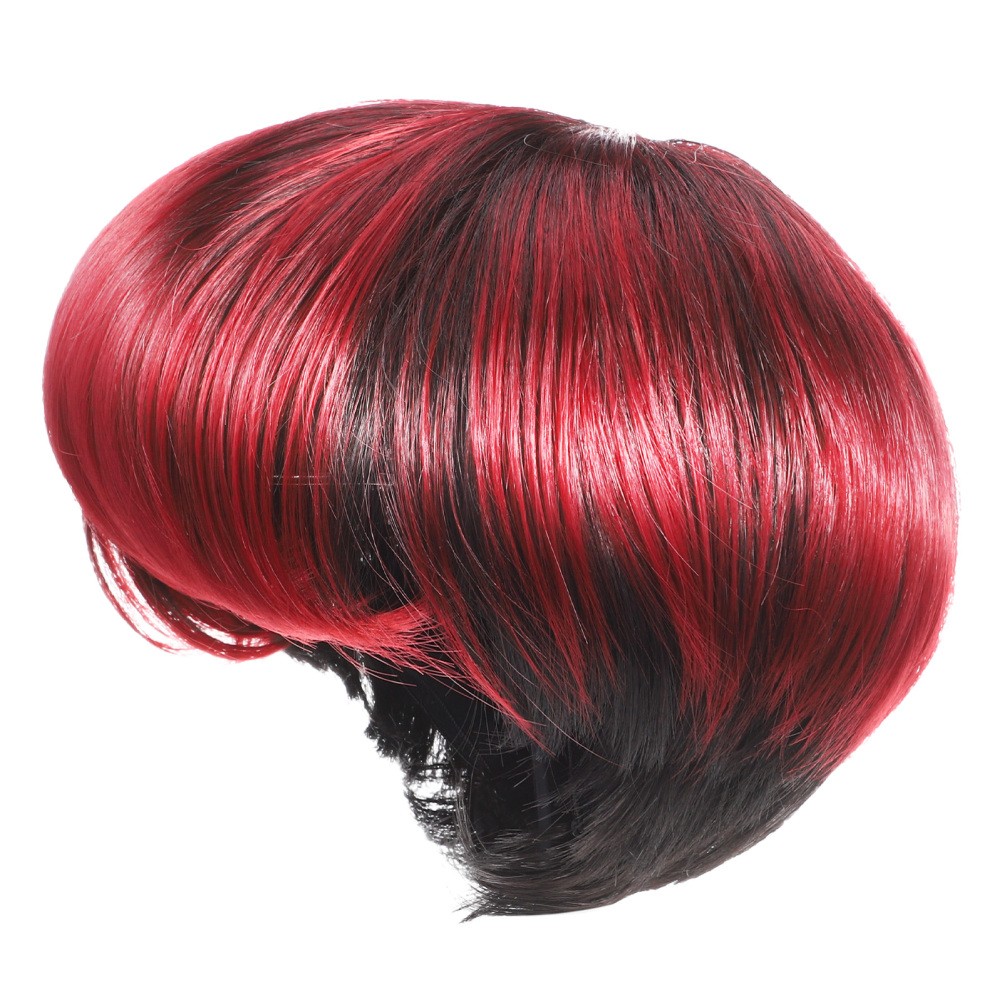 Straight Hair Wig Bangs Daily Use Costume Wigs Funny for Women Party