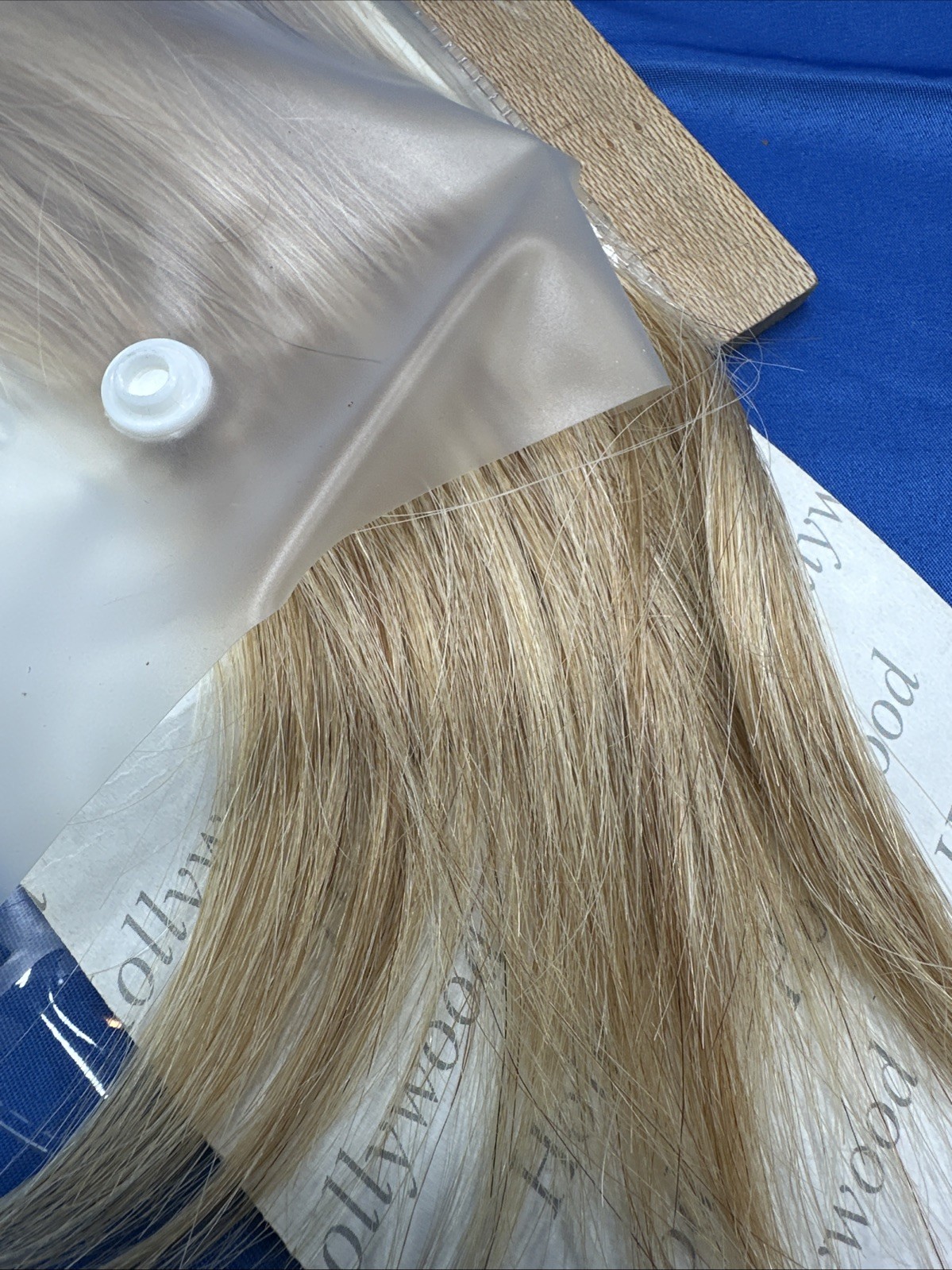 New NOS 100% Human Hollywood American Silky ASH-18 Hair 18” Dirty Blonde Color