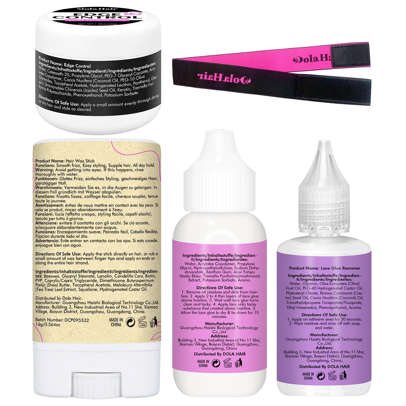 Lace Wig Glue Kit – Waterproof Lace Front Glue for Wigs & Hair Replacement