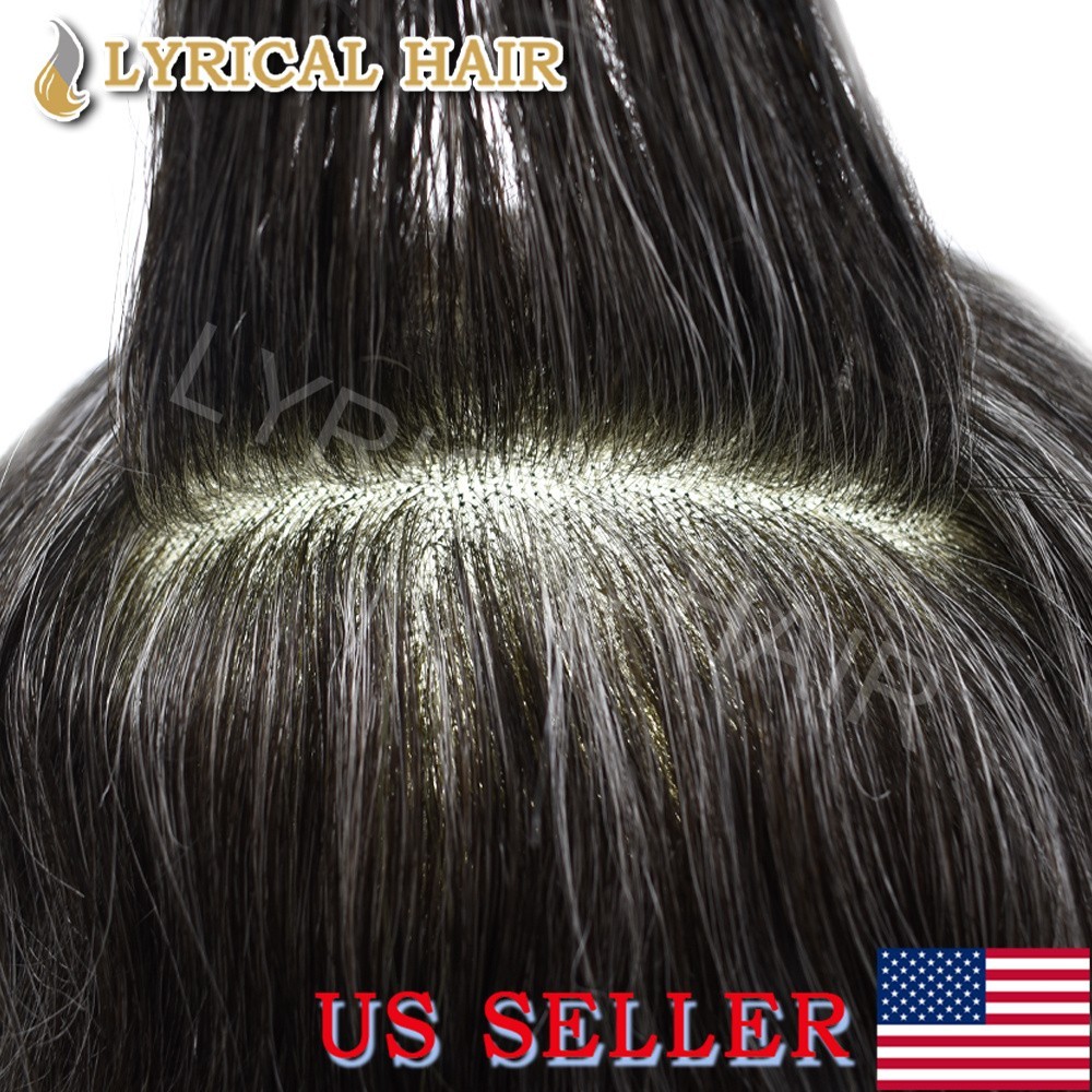 Lyrical Hair Mens Toupee Fine Mono Lace Human Hair System Monofilament Hairpiece