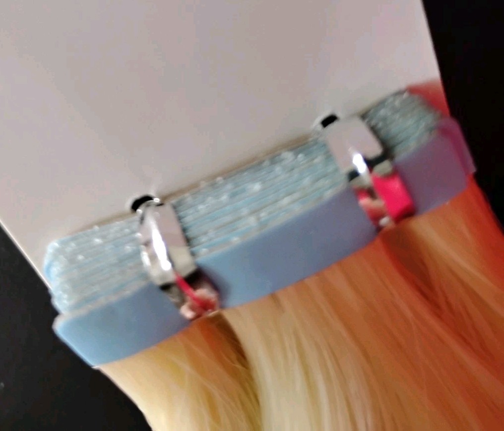 Real Remy 100% Human Hair Extensions Tape-In #613 Bleach Blonde 10 Pcs New