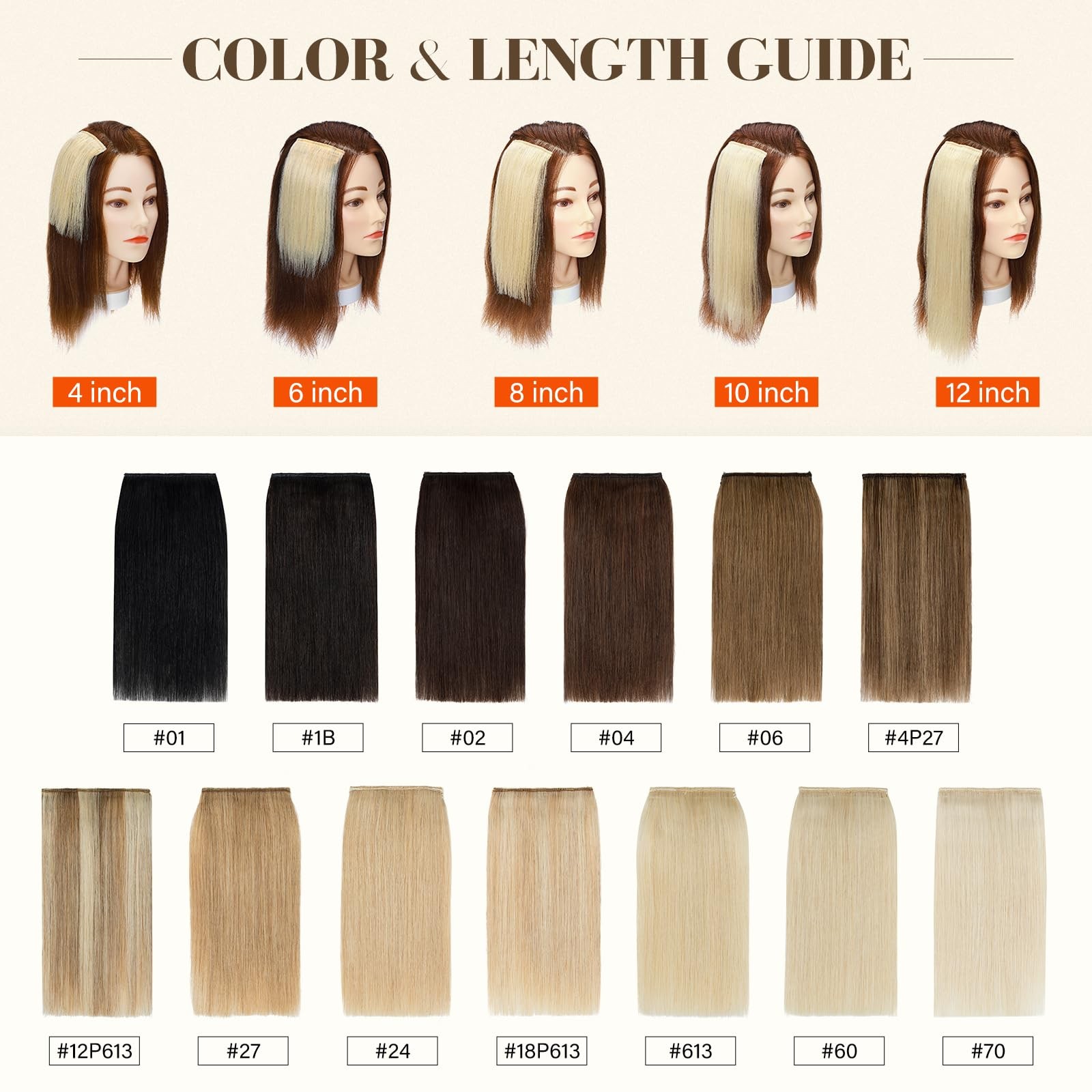 Short Hair Extensions Clip in Human Hair 2PCS 2 Clips Clip in Hairpieces Remy…