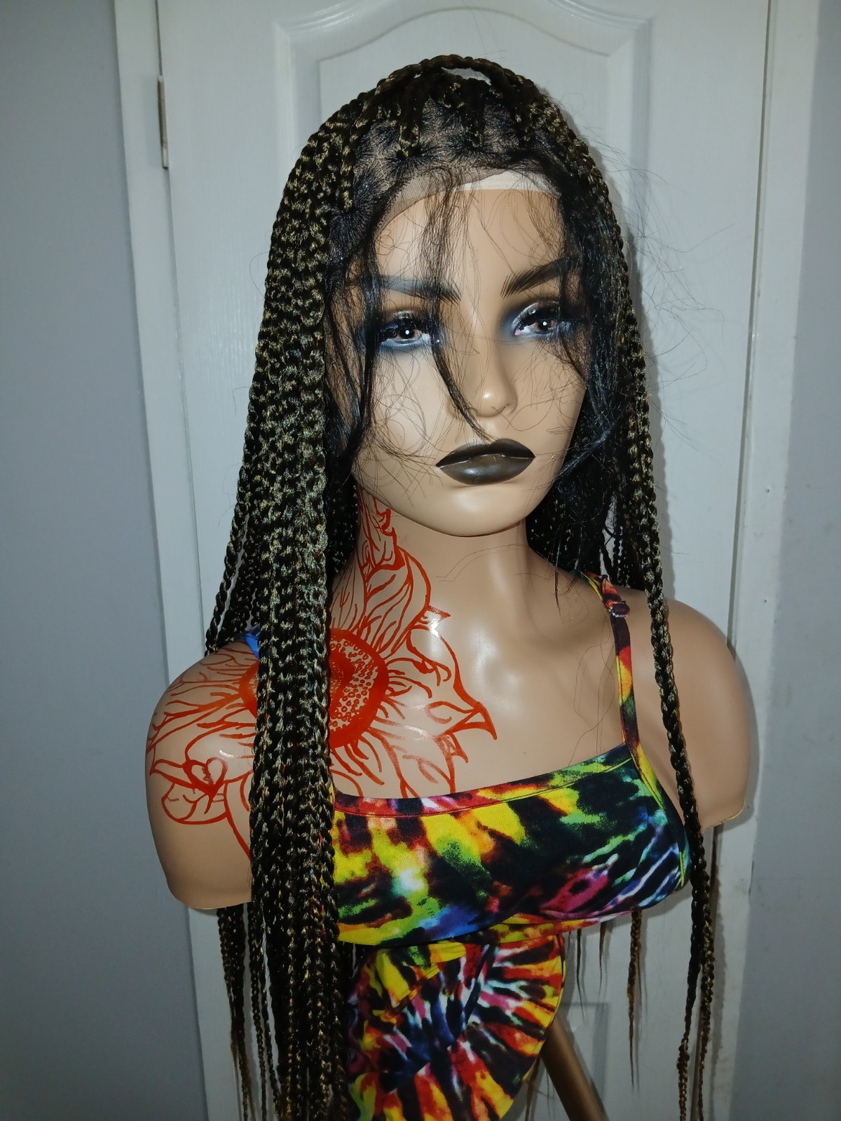 Full Lace| Braided Wig| Shipping | 52″