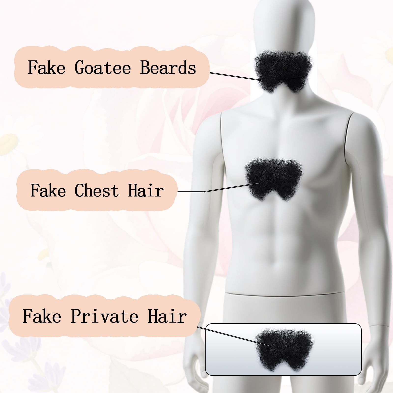 puheca Fake Private Hair 100% Handmade Full Lace Hair Invisible Realistic Bik…