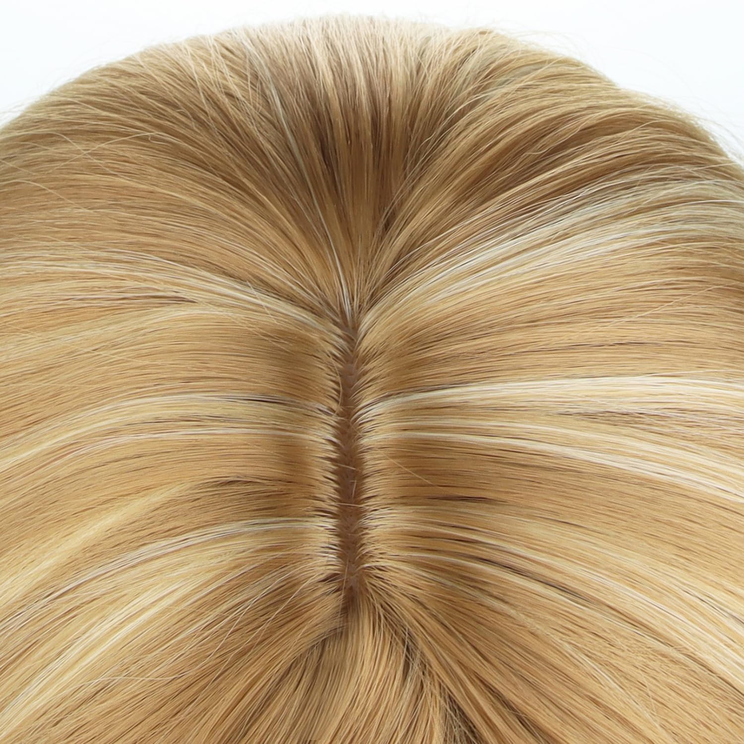 23inch Blonde Wig With Bangs Long Wavy Blonde Curly Wigs for Women Synthetic