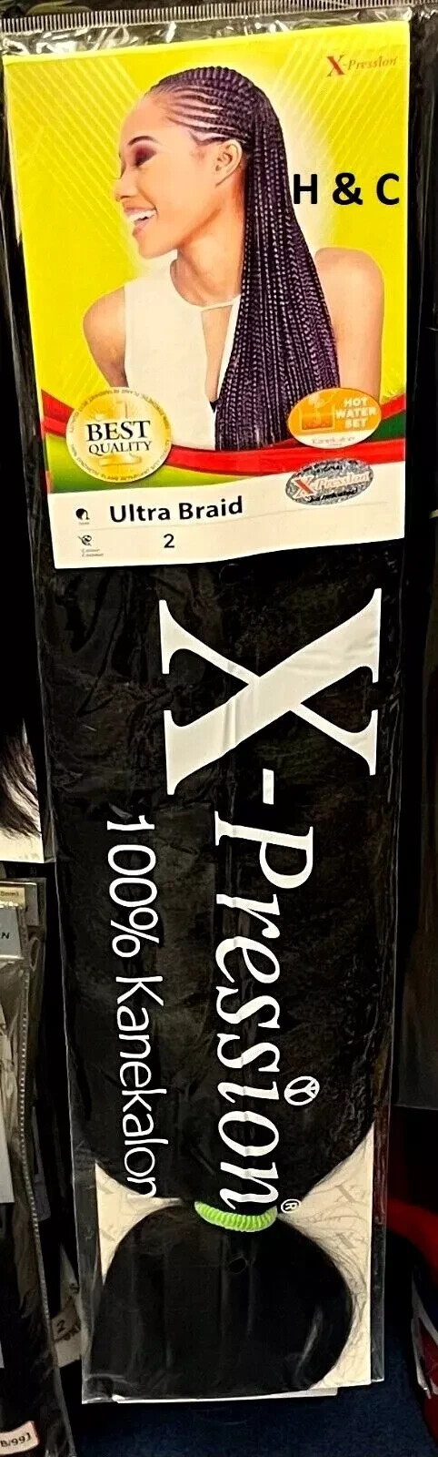 XPRESSION (X-PRESSION) ULTRA BRAID-BRADING HAIR EXTENSION-82″-1,2,27,30,4-165gm.