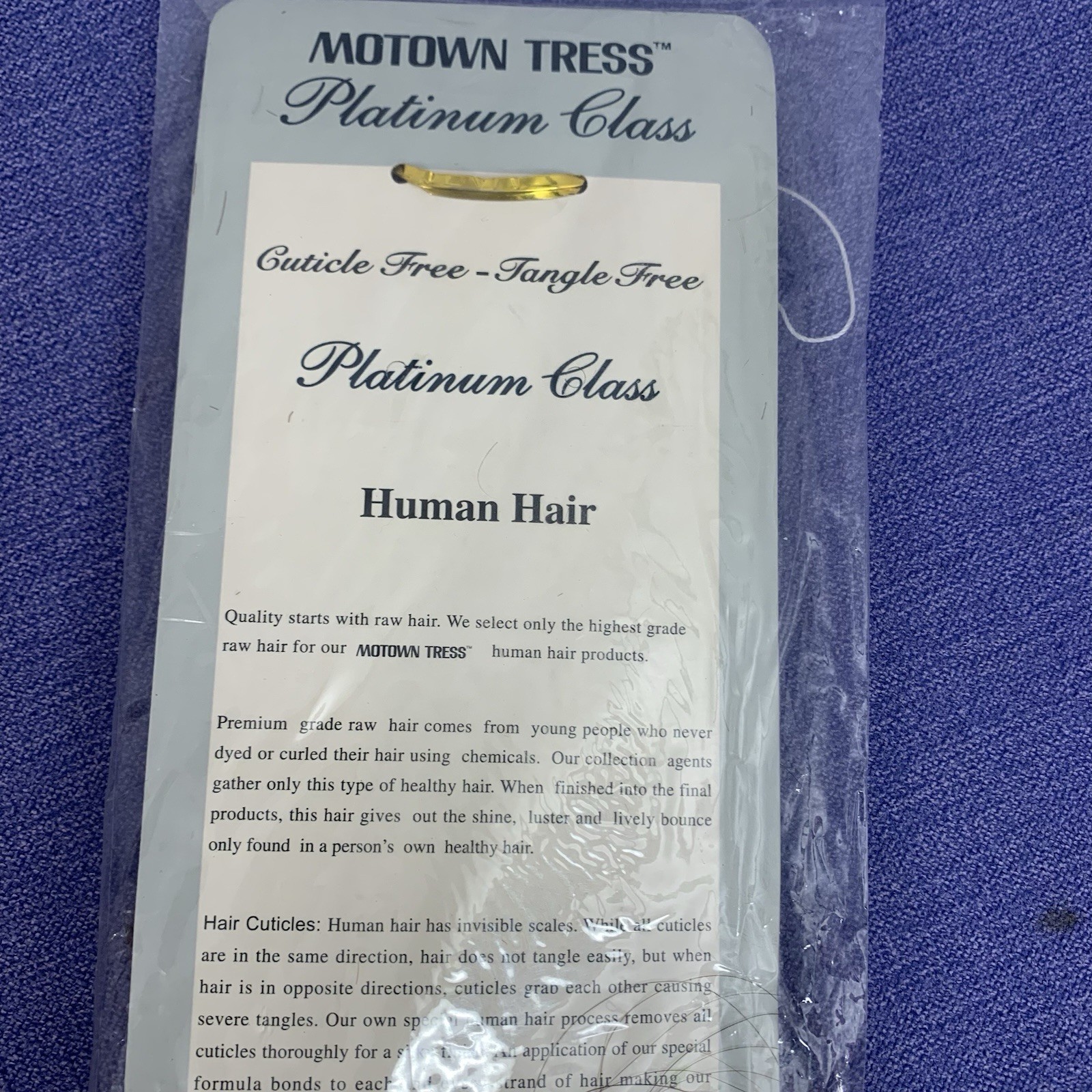 Motown Tress Platinum Class 100% Human Hair PH-1714 Silky Bulk Color 4 Brown