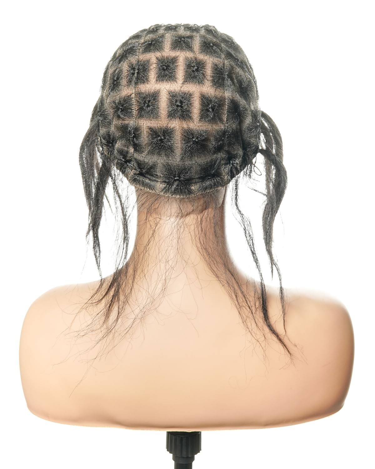 HD Full Lace Wig Cap with Human Hair Baby Hair 13×1 Hand-Tied Lace Area Glueless