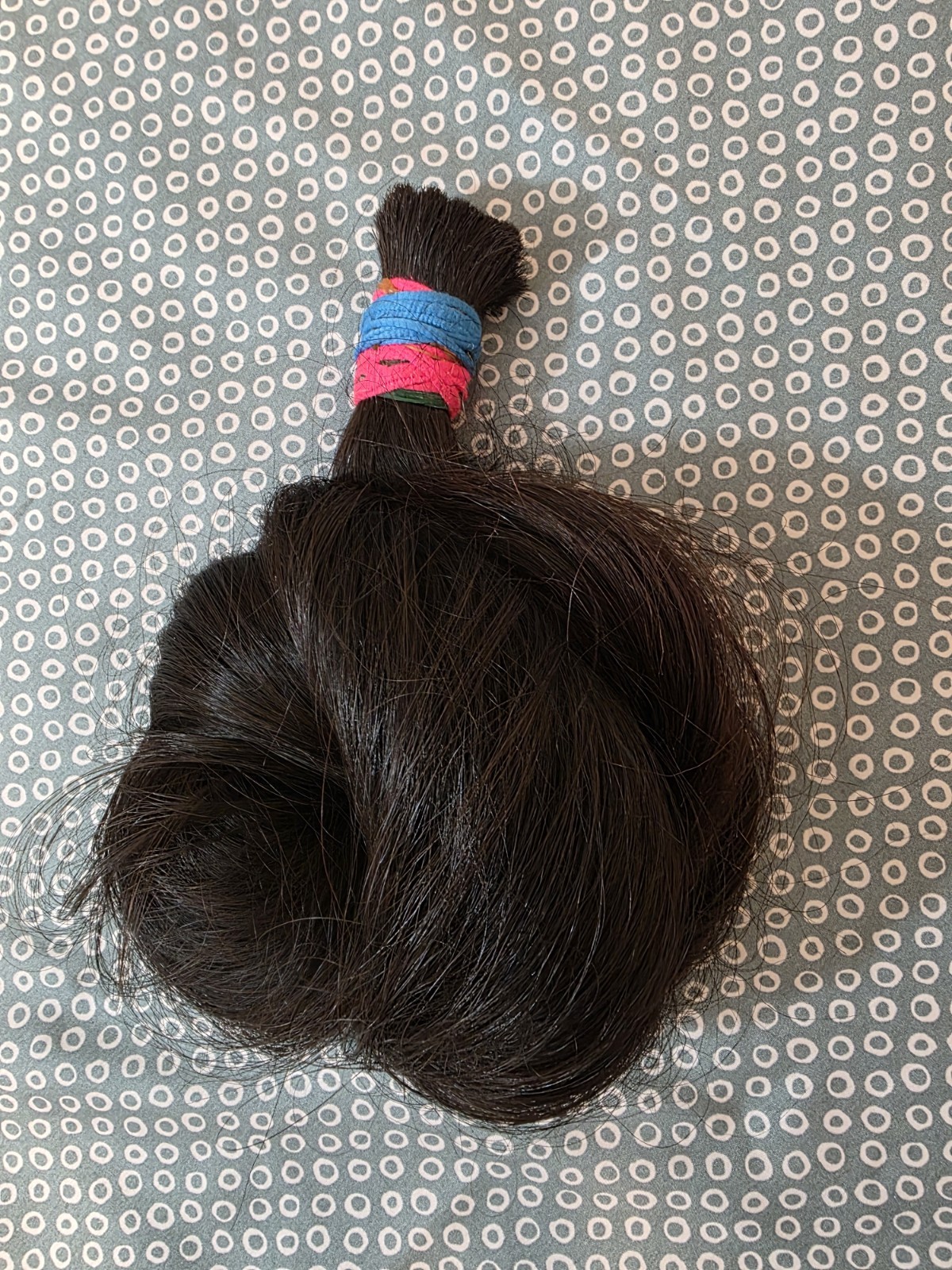 Human Hair Straight Black soft silky 60+ inches 303.6g 1pc